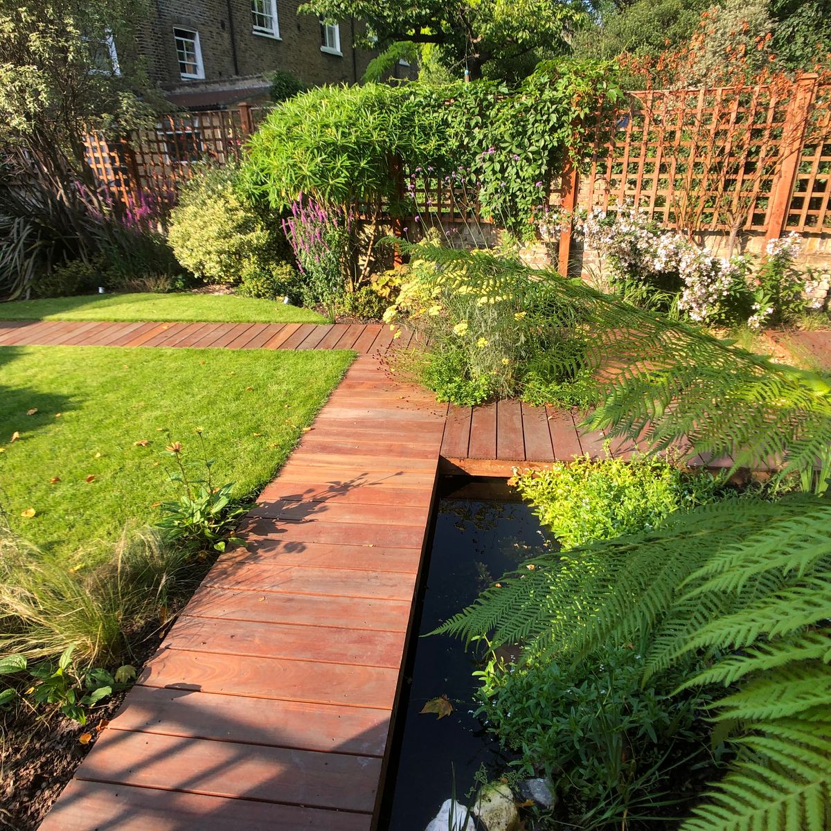 Pond Planting and Paths