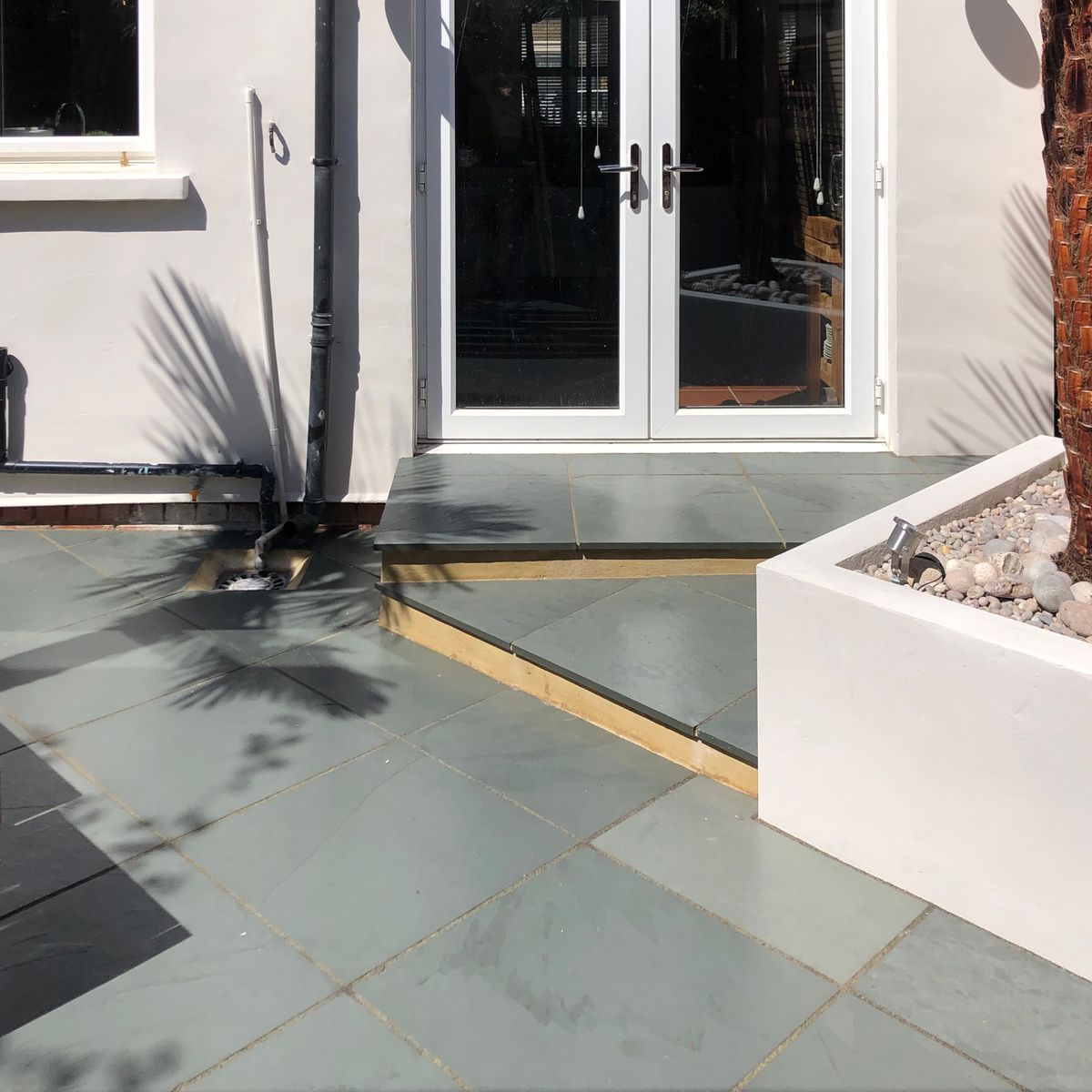 Brazilian Slate Patio Installation