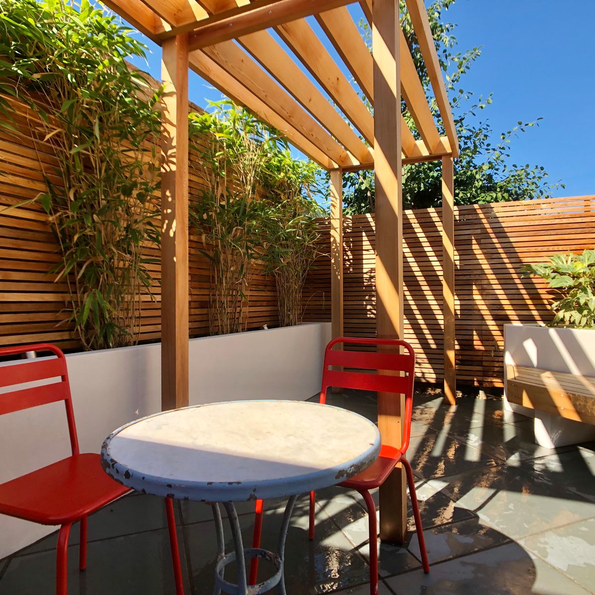 Louvred Pergola for Dappled Shade